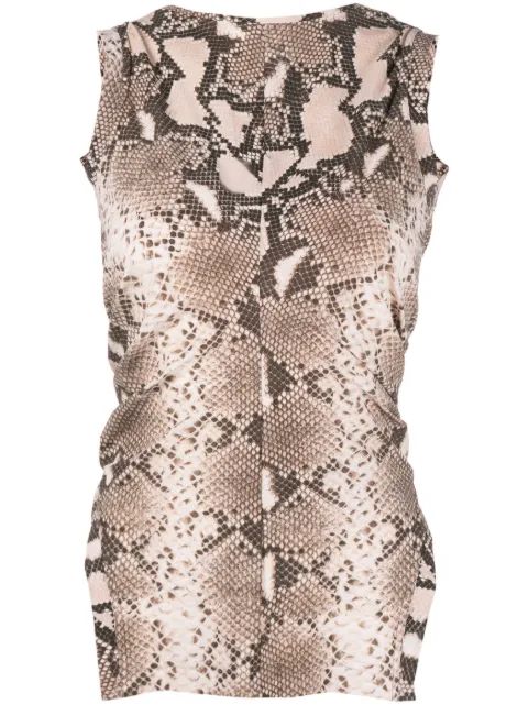 Stella McCartney python-print vest top Women