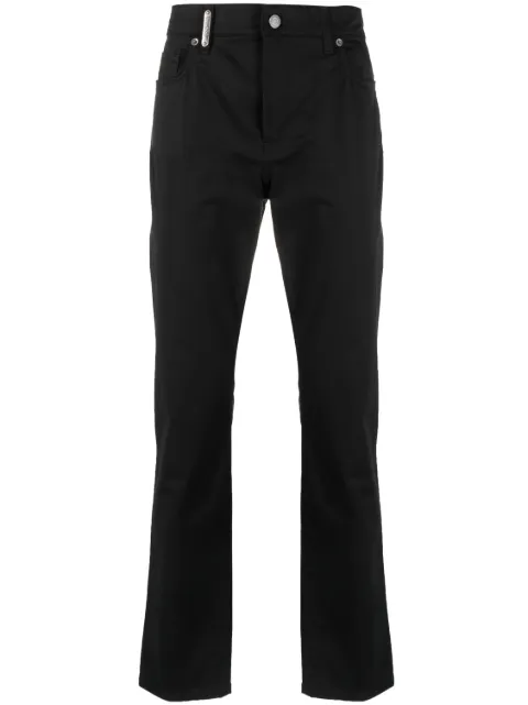 Moschino pantalones rectos con tiro medio