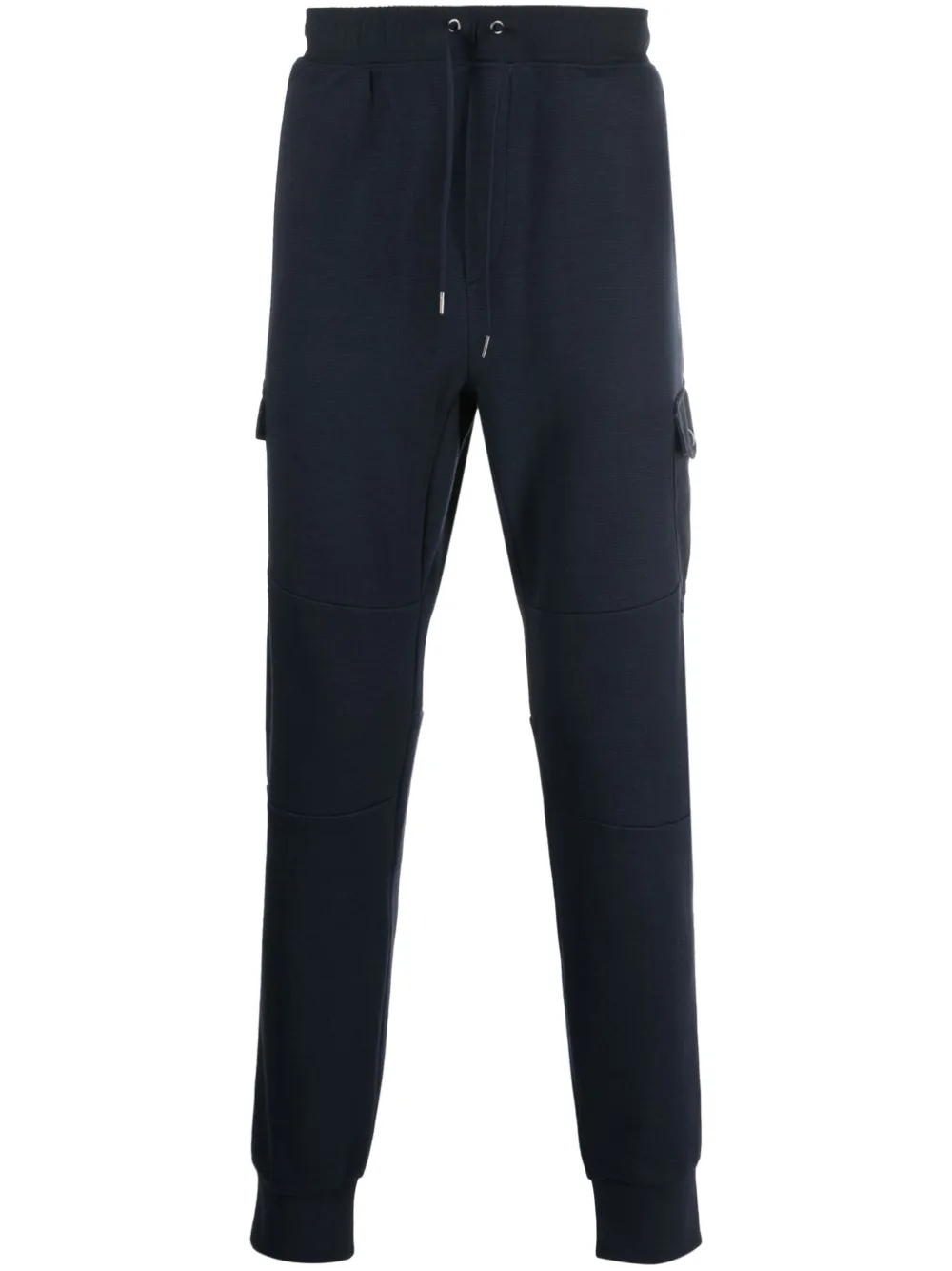 Polo Ralph Lauren Polo-pony Embroidered Cargo Trousers In Blue