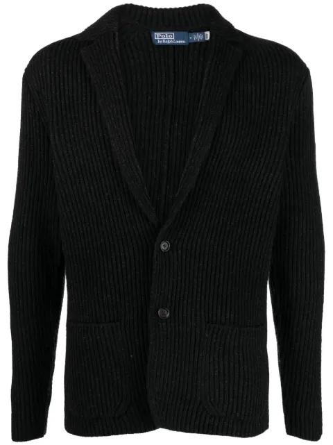 Polo Ralph Lauren notched-lapels ribbed cardigan