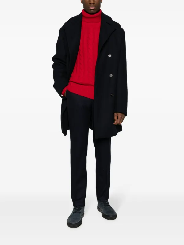 Polo Ralph Lauren ケーブルニット タートルネック セーター | レッド | FARFETCH JP