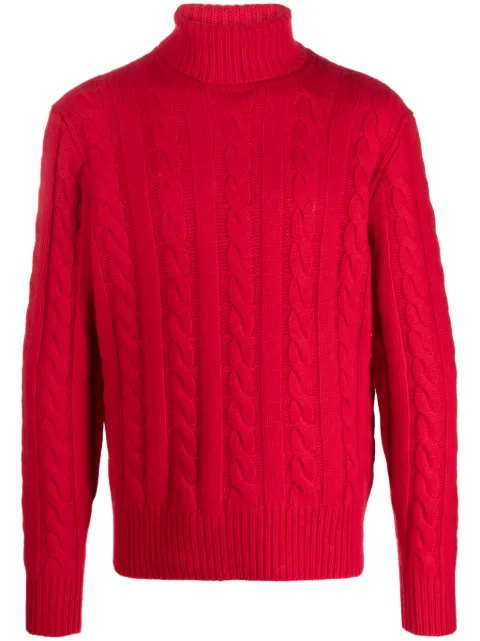 Polo Ralph Lauren cable-knit roll-neck jumper