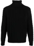 Polo Ralph Lauren roll-neck cable-knit jumper - Black