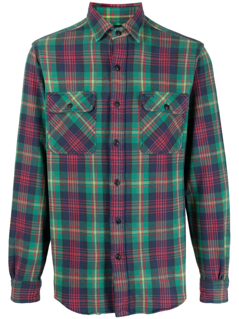 Polo Ralph Lauren plaid-check cotton shirt - Verde