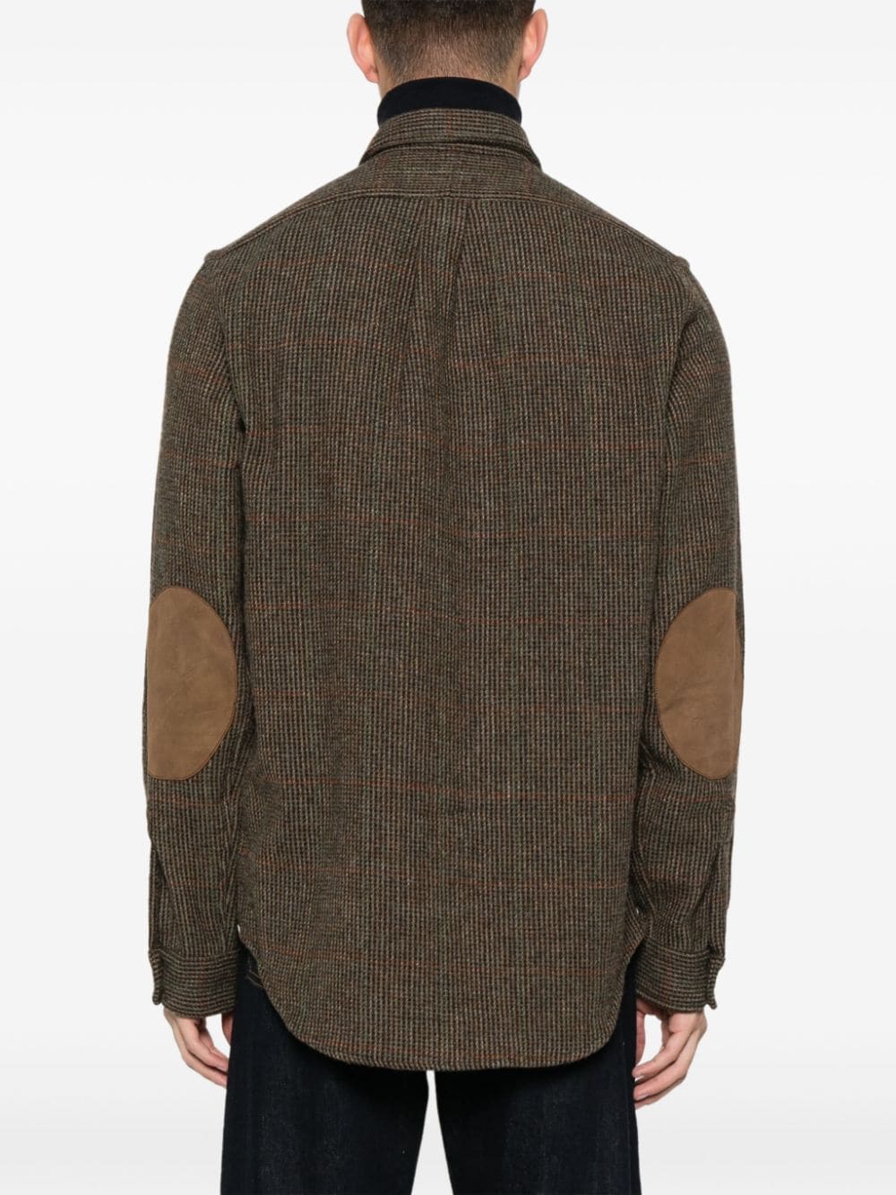 Shop Polo Ralph Lauren Check-pattern Wool Shirt In Brown