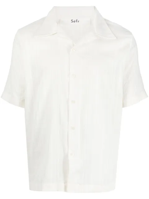 Séfr pintuck cotton shirt