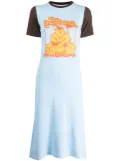 Charles Jeffrey Loverboy graphic-print cotton dress - Blue
