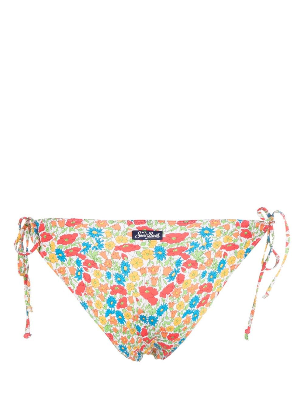 MC2 Saint Barth Virgo floral-print bikini bottoms - Wit