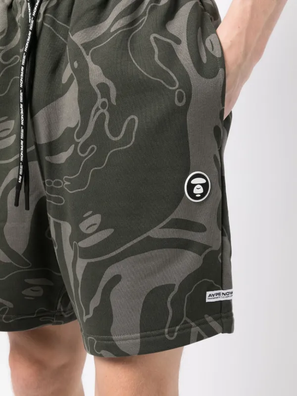Bape camo sweat shorts 2025