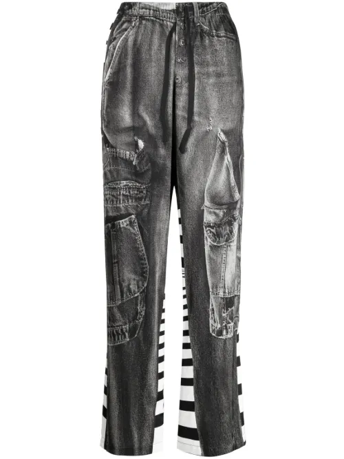 Pantalon de jogging à imprimé graphique - JNBY - Modalova