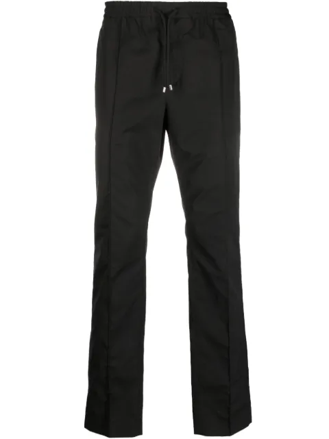 Valentino Garavani straight-leg drawstring cotton trousers