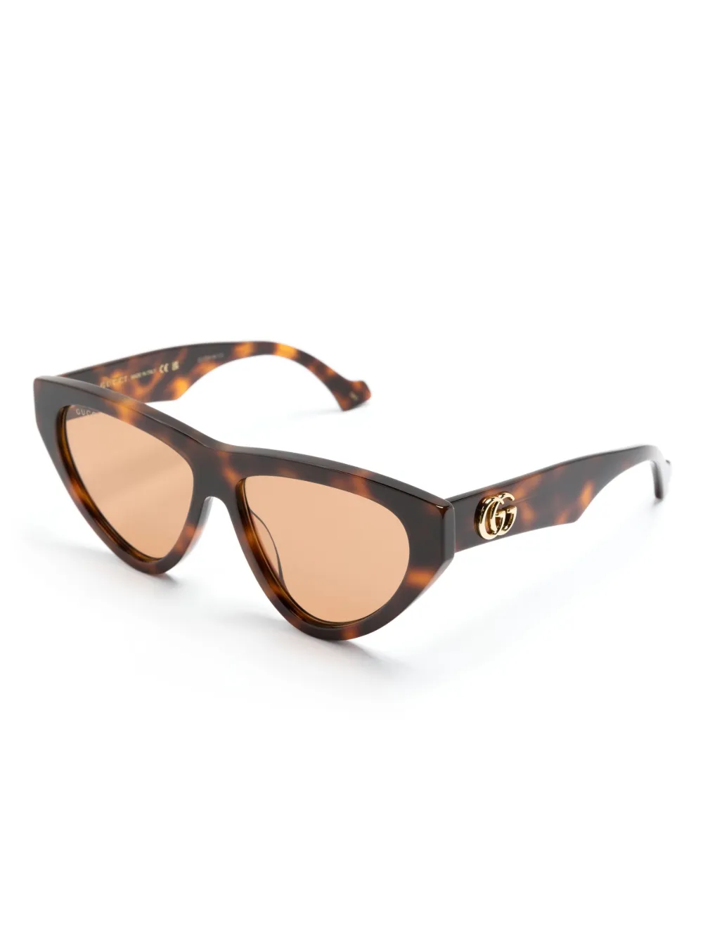 Gucci Eyewear Zonnebril met cat-eye montuur - Bruin