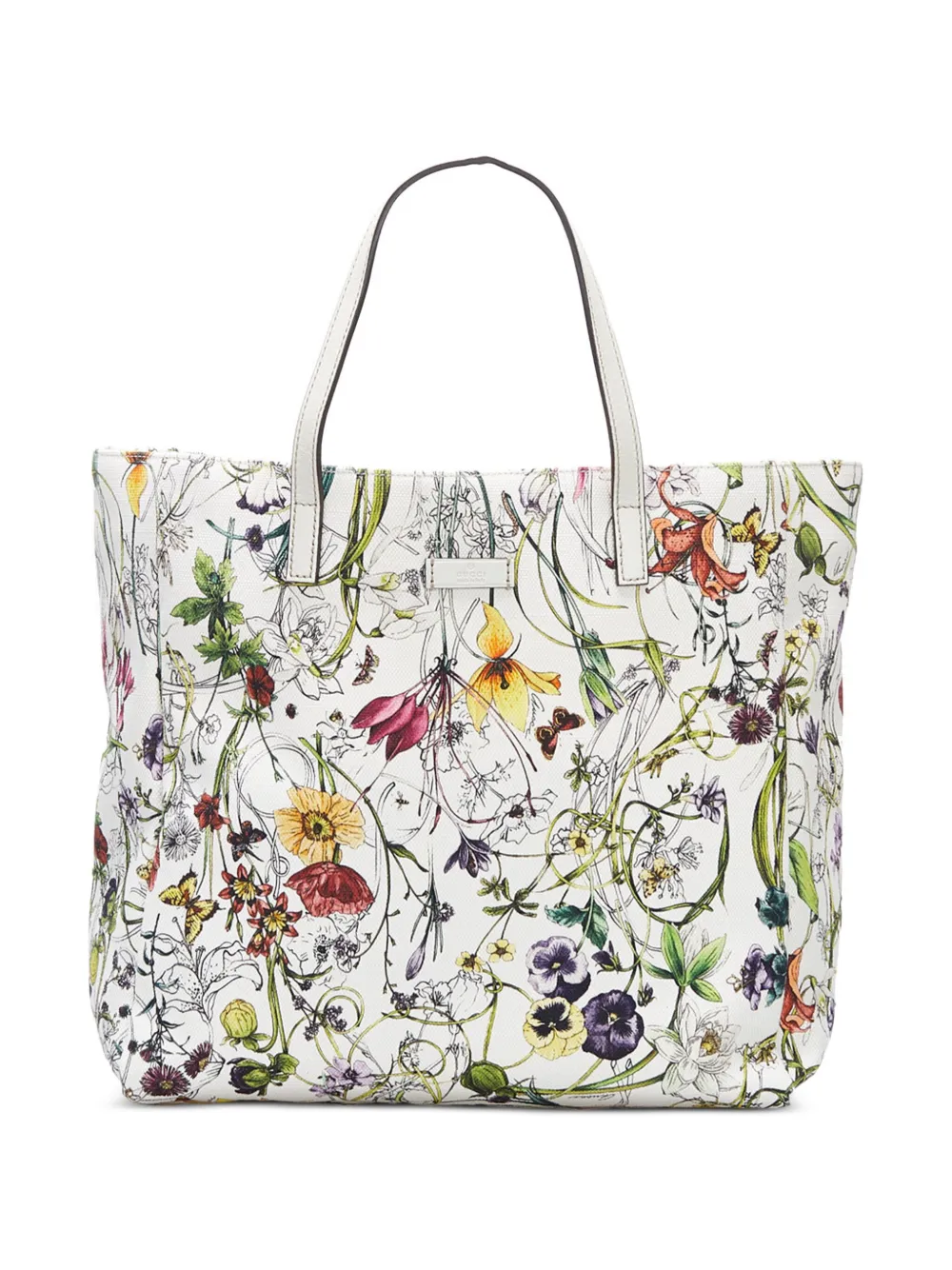 Gucci floral print tote cheap
