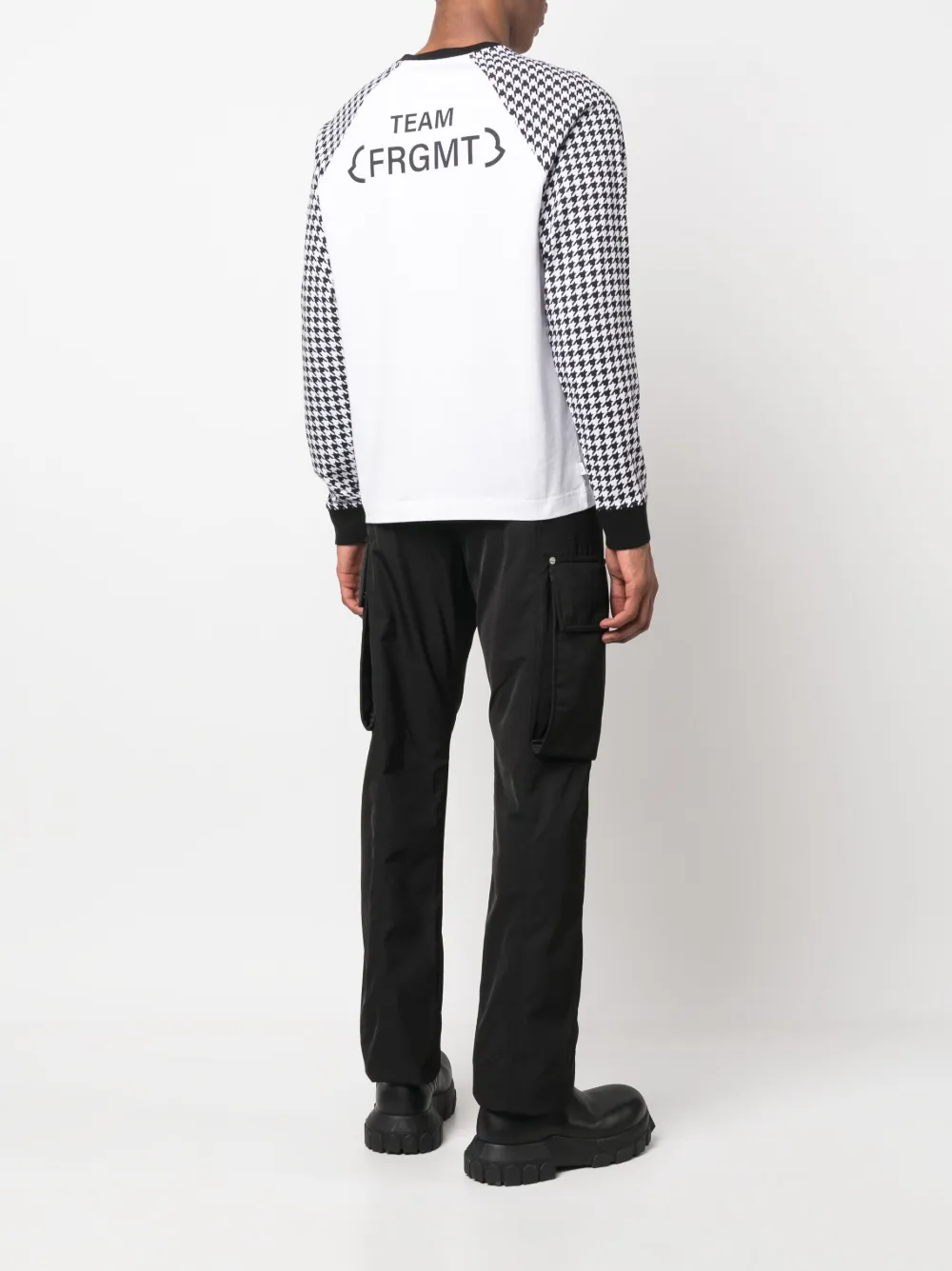 Moncler x FRGMT T-shirt met raglan mouwen - Wit