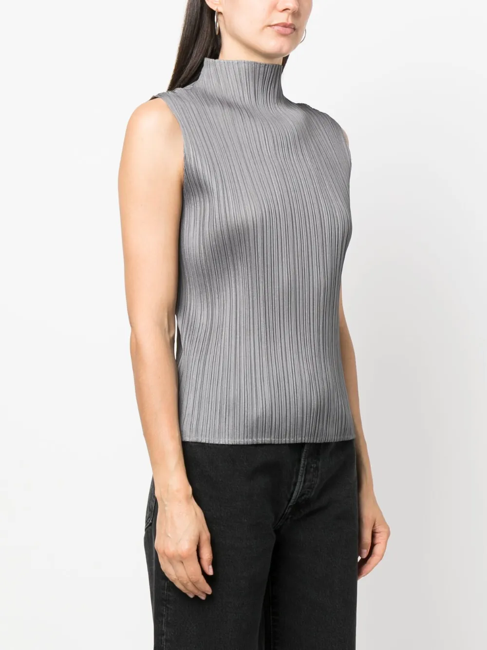 Pleats Please Issey Miyake Mellow Pleated Tank Top - Farfetch