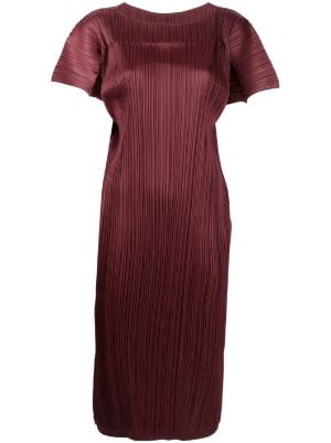 Pleats Please Issey Miyake August Pleated Dress - Farfetch