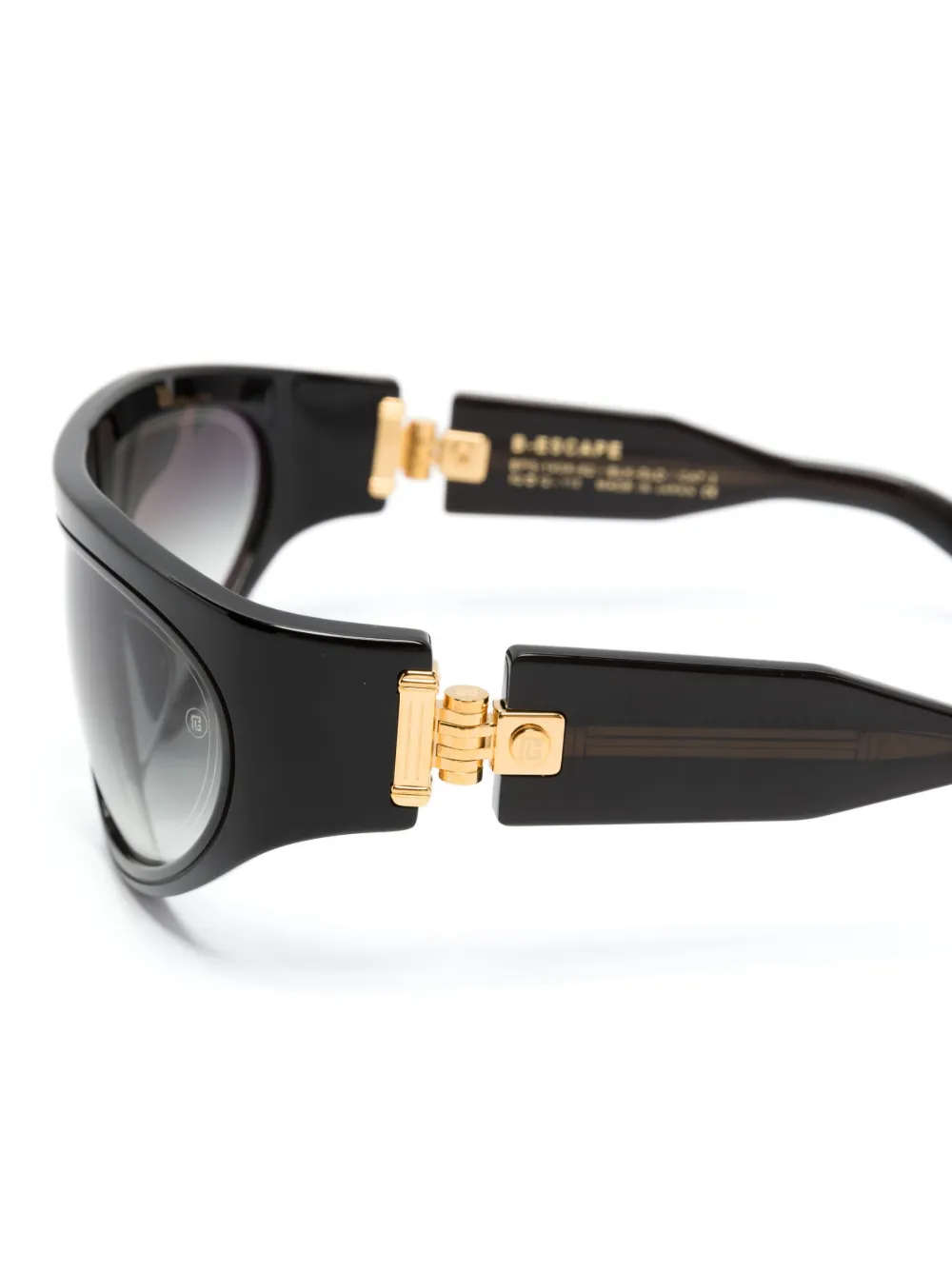  Balmain Eyewear Oversize-frame Acetate Sunglasses - Black 