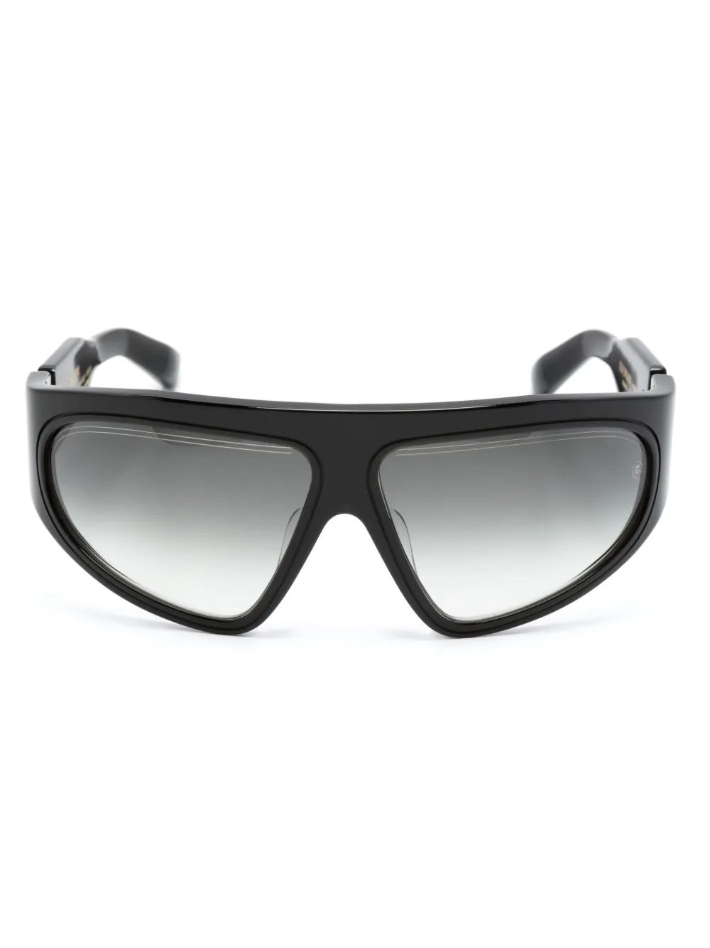 Balmain Eyewear oversize-frame acetate sunglasses | Black | Image 1