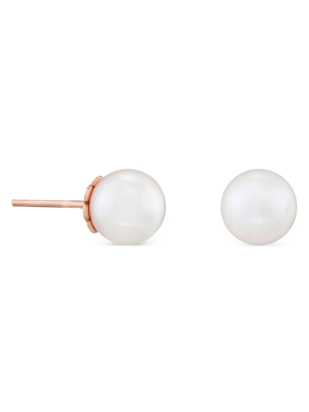 ROSEKEY 18K white gold Akoya pearl earrings - Bianco