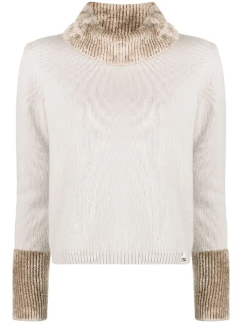 Herno suéter con cuello vuelto