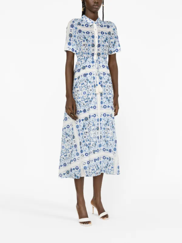 Tory burch shop printed cotton dress