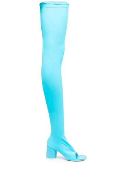 MM6 Maison Margiela Overknee-Stiefel aus Leder