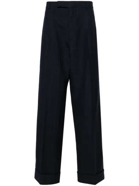 Gucci pantalones de vestir con tiro alto