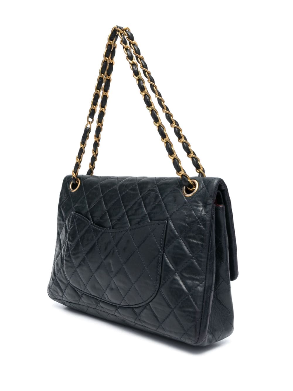 Chanel Pre-owned 1962-1964 2.55 Diamond-Quilted Shoulder Bag - Blue