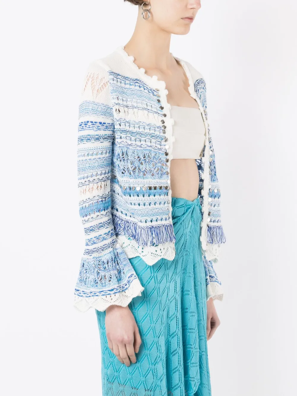 Cecilia Prado Cardigan aperto a righe | Maglioni | Image 3