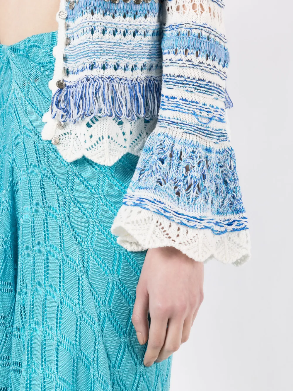 Cecilia Prado Cardigan aperto a righe | Image 5