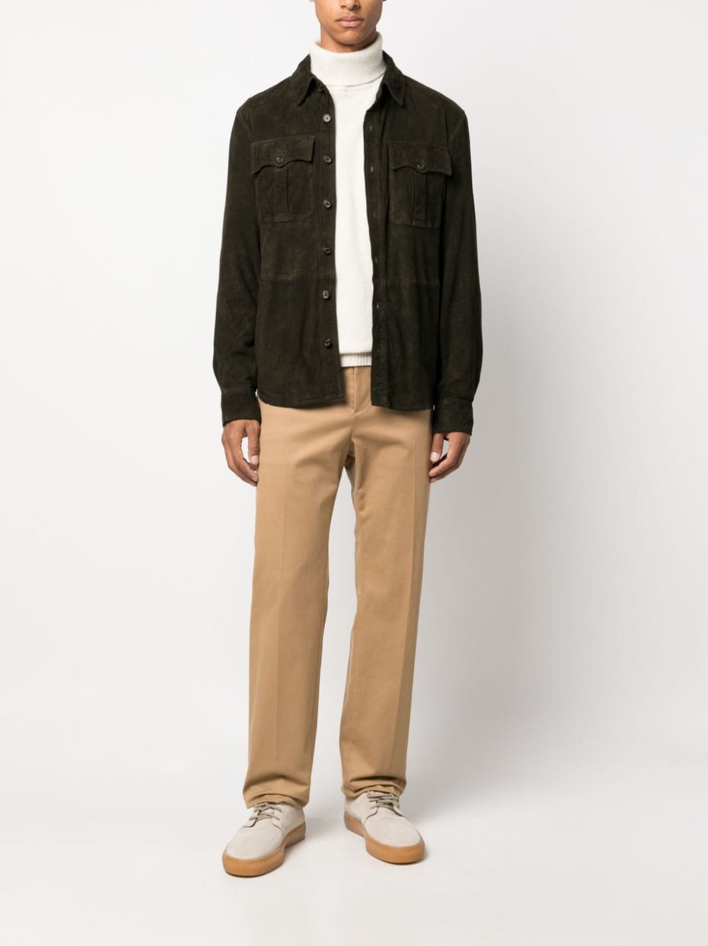 Polo Ralph Lauren Safari Suede Shirt - Farfetch