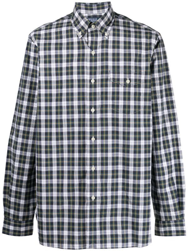 Polo Ralph Lauren plaid-check Pattern Cotton Shirt - Farfetch