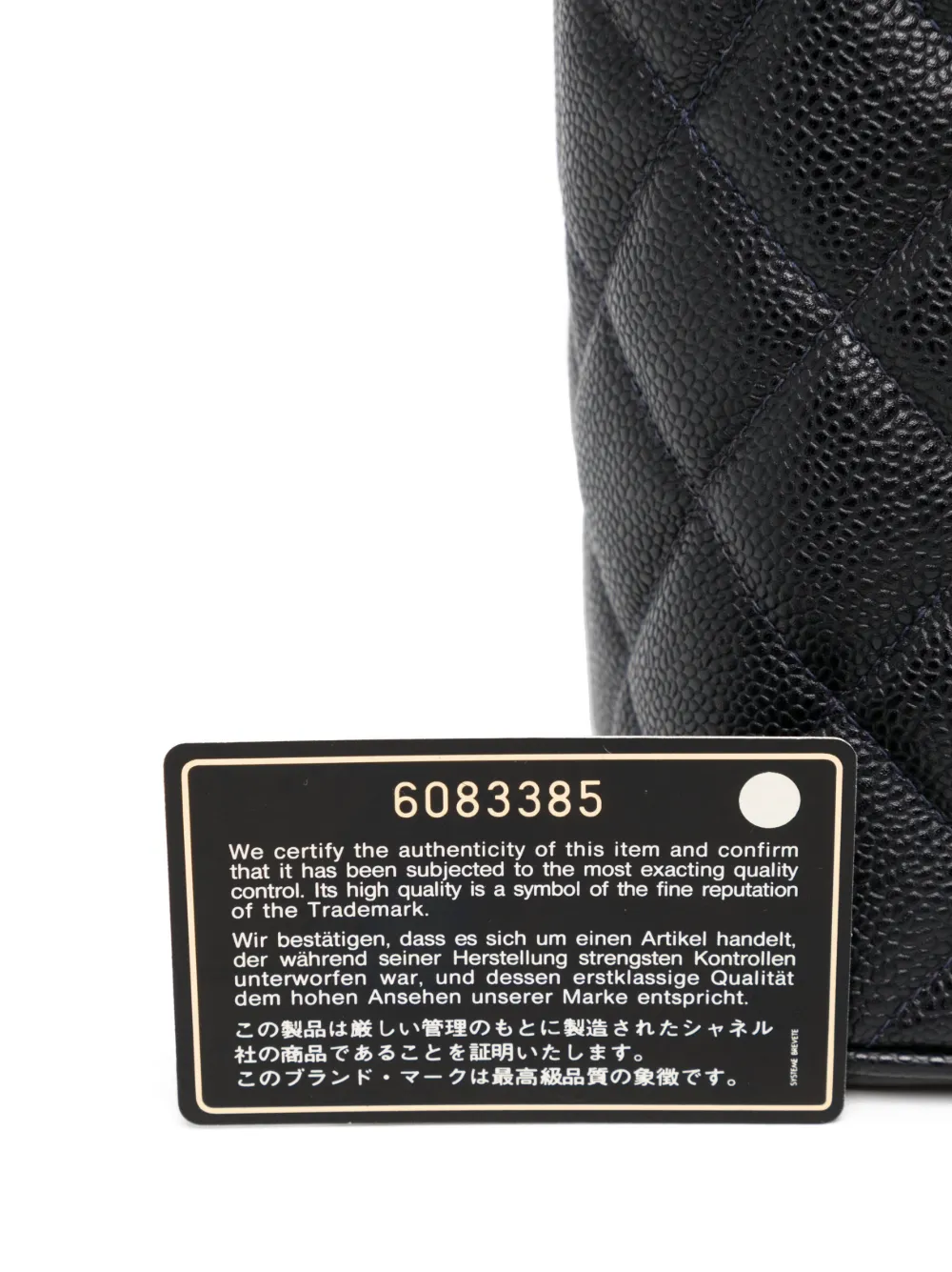 2000 Medallion quilted tote bag