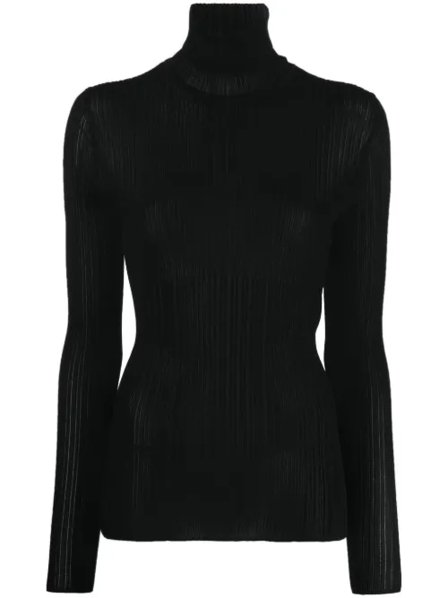 Pull nervuré à col roulé - TOM FORD - Modalova
