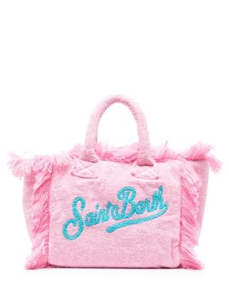 MC2 Saint Barth Colette terry-cloth tote bag, Pink