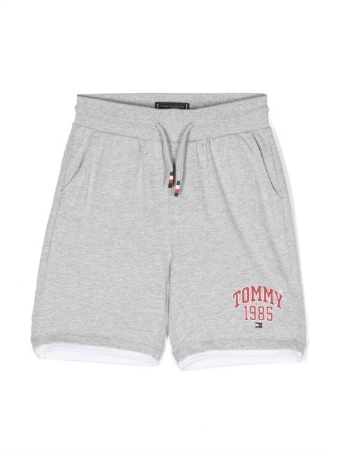 Tommy Hilfiger Junior logo-print drawstring shorts
