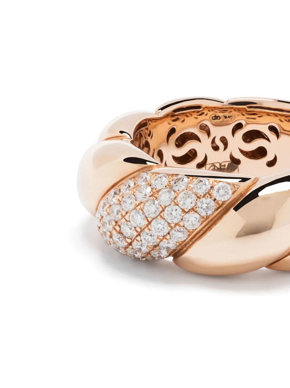  Rosekey 18kt Rose Gold Diamond Ring - Pink 