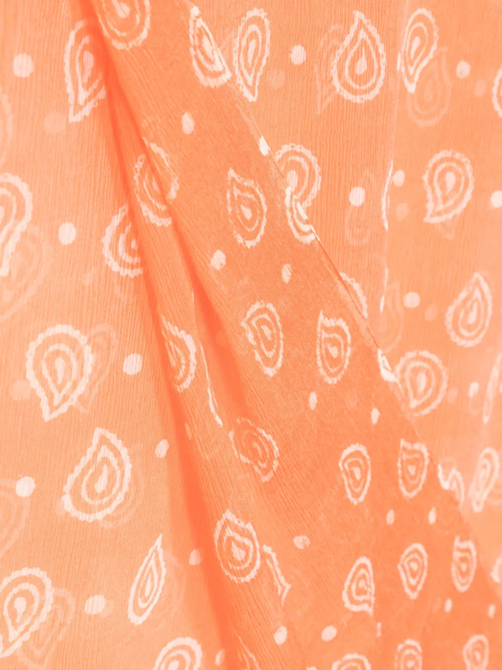 Cloe Cassandro paisley-print silk sarong - Oranje