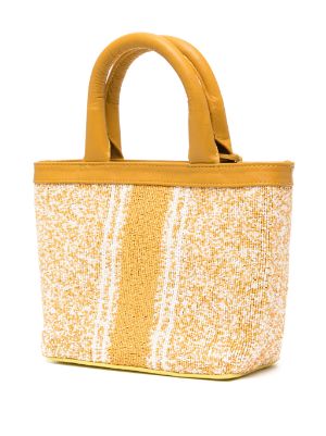 de Siena Shoes Mykonos Bead-embellished Tote Bag