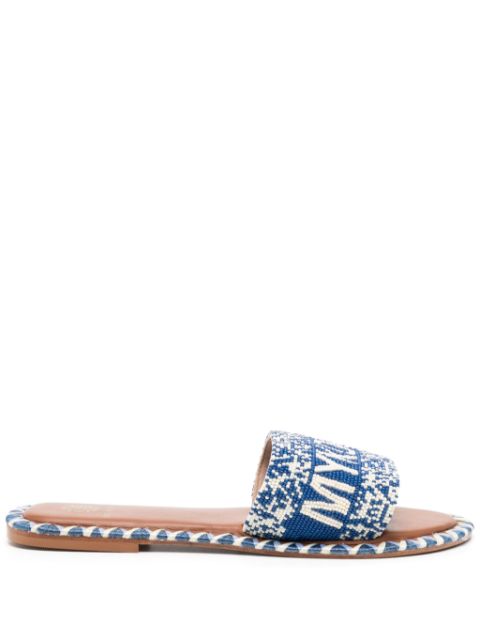 DE SIENA SHOES Mykonos beaded leather sandals