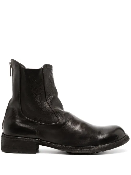 Bottines en cuir à bout rond - Officine Creative - Modalova