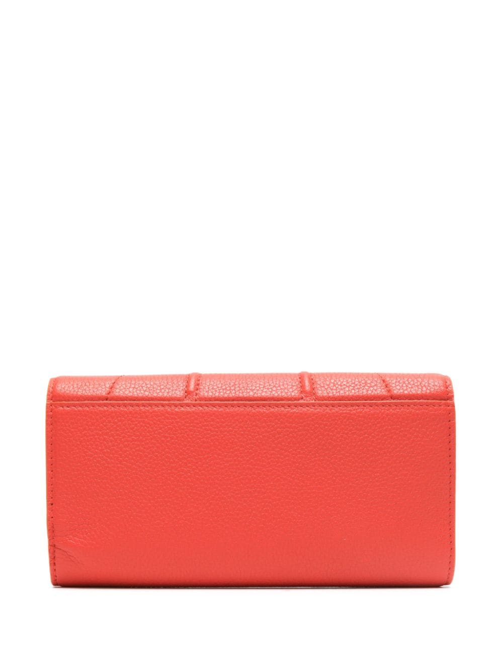 Ferrari logo-plaque leather wallet - Rood