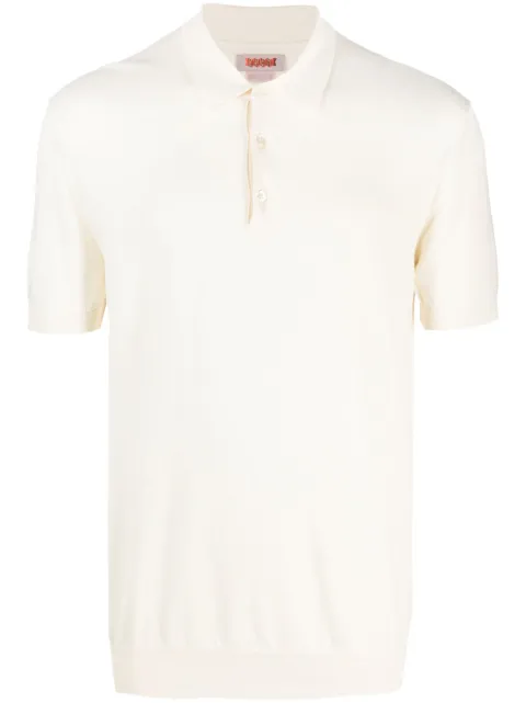 Baracuta short-sleeved cotton polo shirt