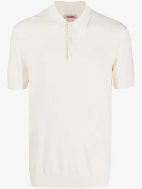Baracuta short-sleeved cotton polo shirt