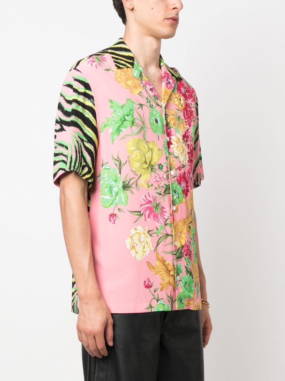 Versace multi-print Crepe De Chine Shirt - Farfetch