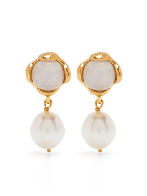 Alighieri The Moonlight Capture pearl earrings