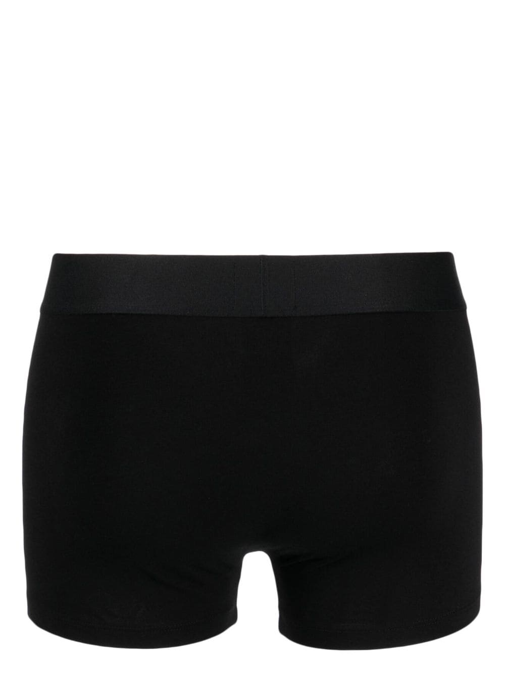 BOSS logo-print cotton-blend boxers - Zwart