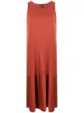 Eileen Fisher sleeveless lyocell midi dress - Red