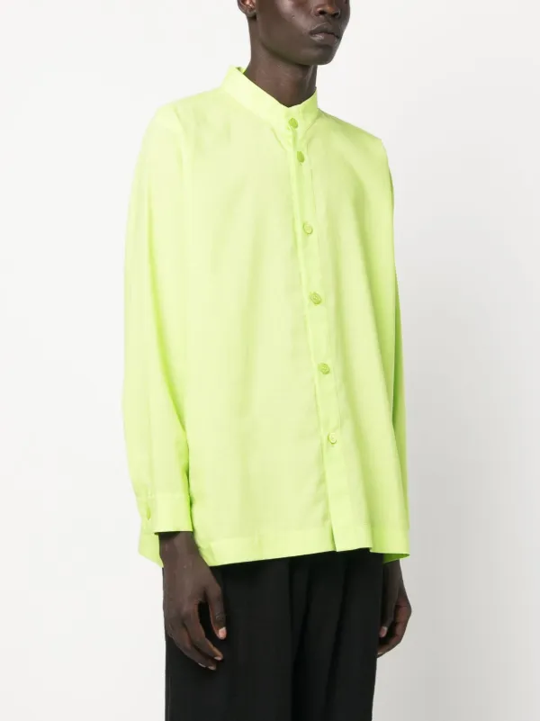 Homme Plissé Issey Miyake long-sleeved button-up Shirt - Farfetch