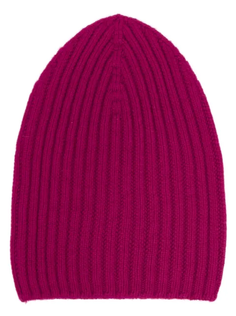 Barrie ribbed-knit cashmere beanie 